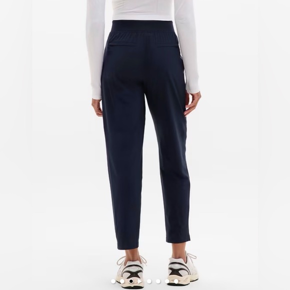 Athleta Brooklyn Mid Rise Ankle Pant Navy Blue size 2 - Picture 2 of 8